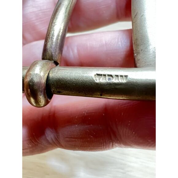 Vintage Western Buckle Horse Stallions Design Leather Belt & Solid Brass Size 40 - Picture 11 of 11